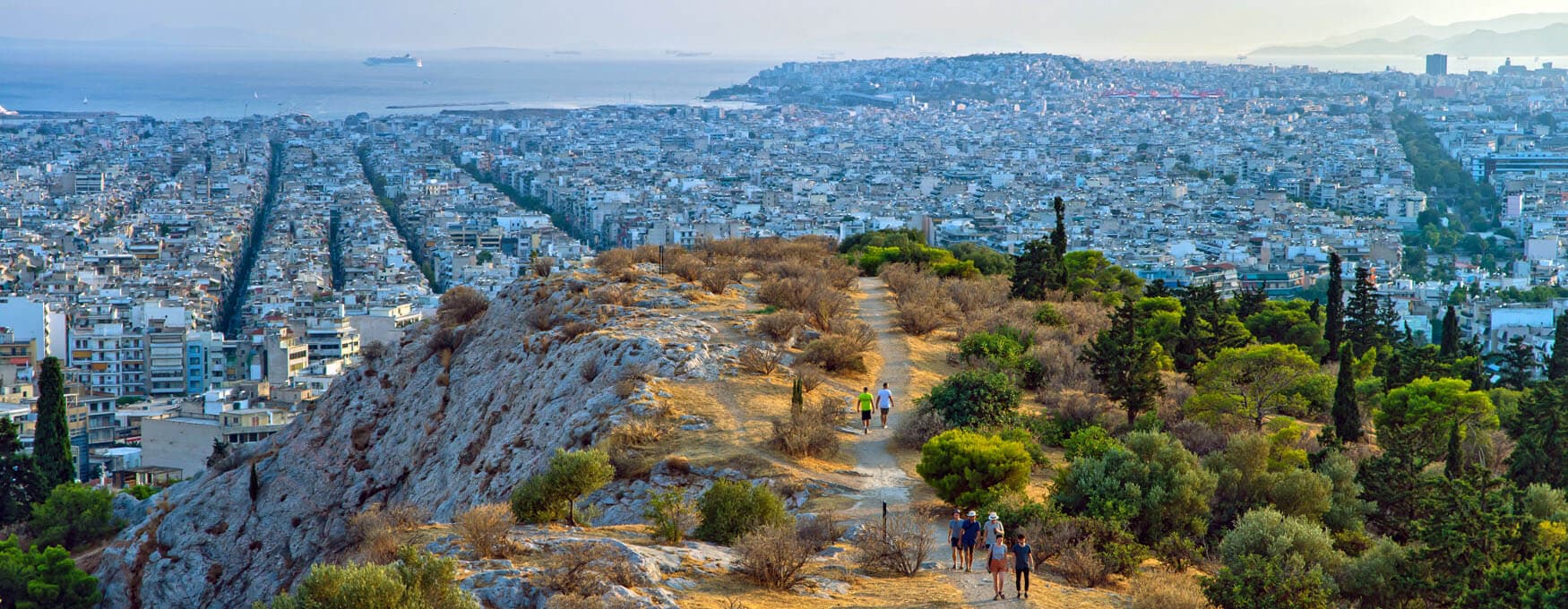 Espaces ouverts à Athènes