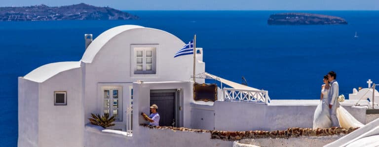 Γάμος με θέα την καλντέρα