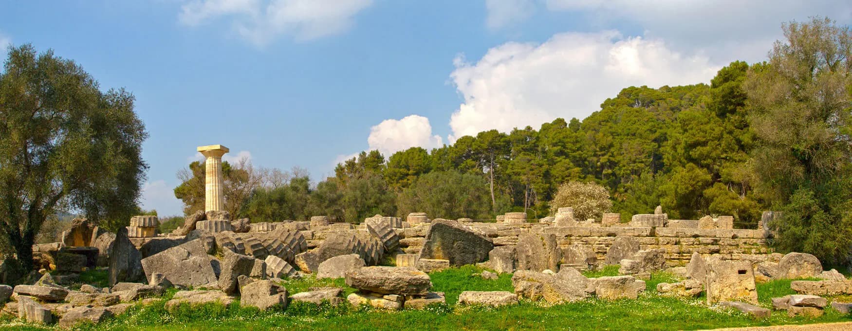 Ο Ναός του Δία στην Ολυμπία