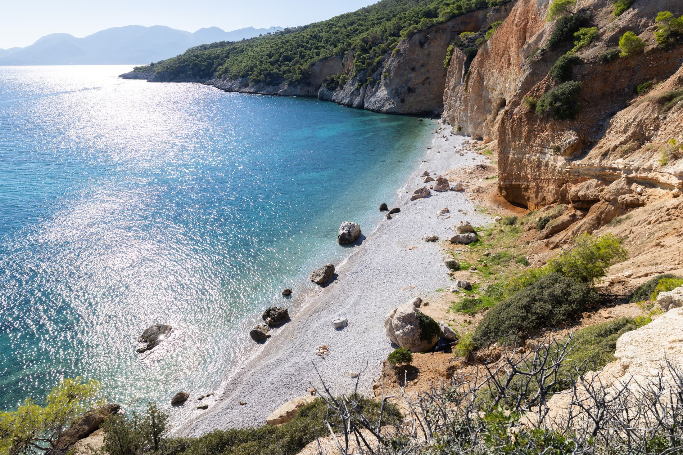 Playas en Agistri
