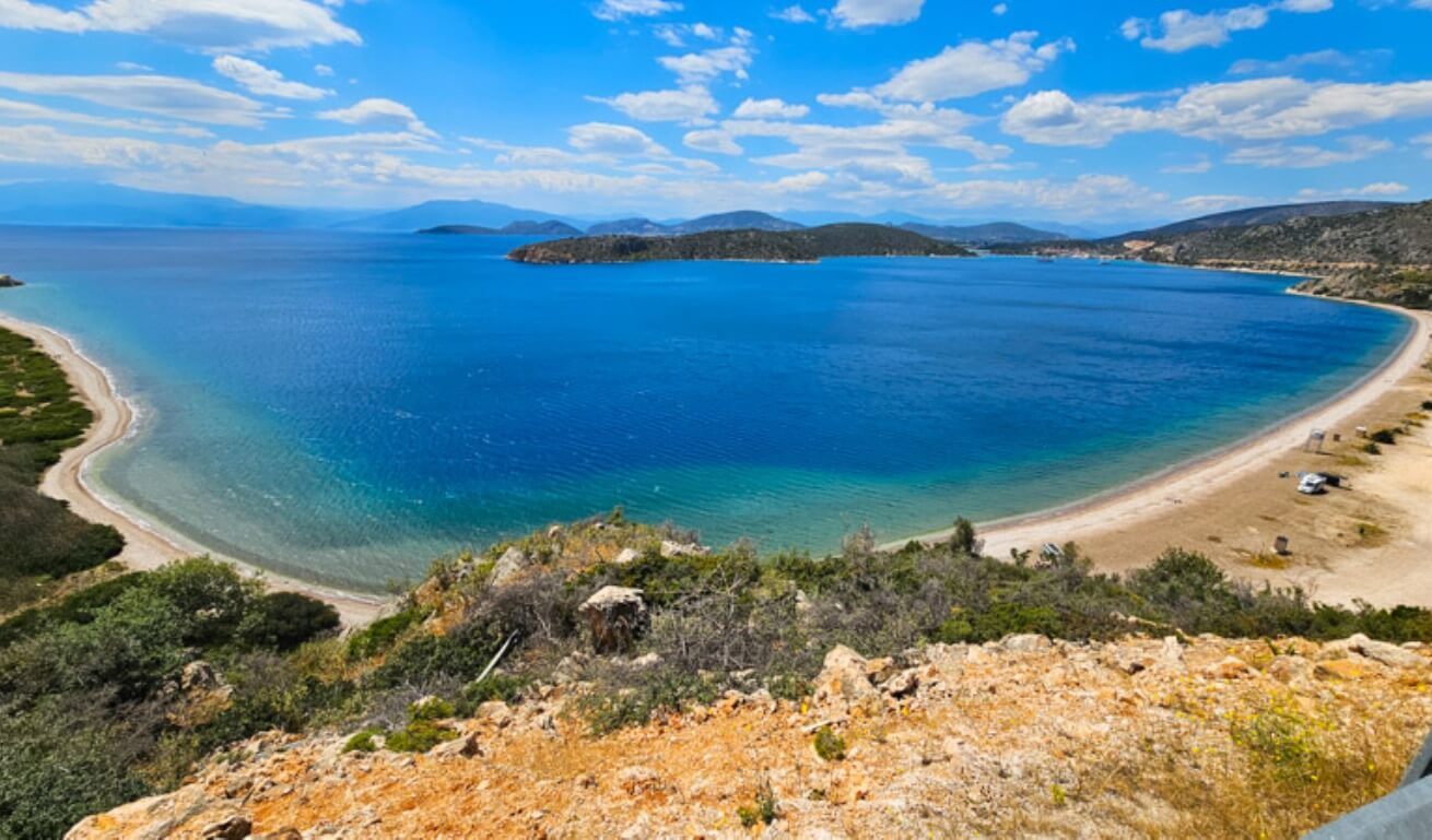 Panoramic View of a beach