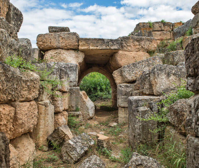 Δυτική Πύλη, αρχαιολογικός χώρος Ερέτριας